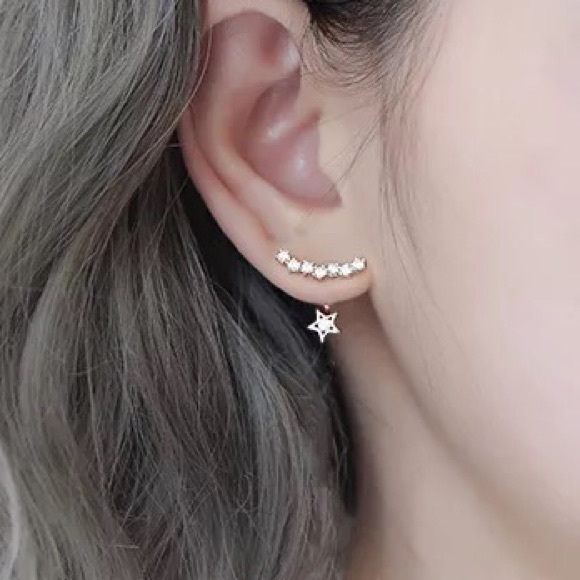 Jewelry - New 925 Sterling Silver star earring